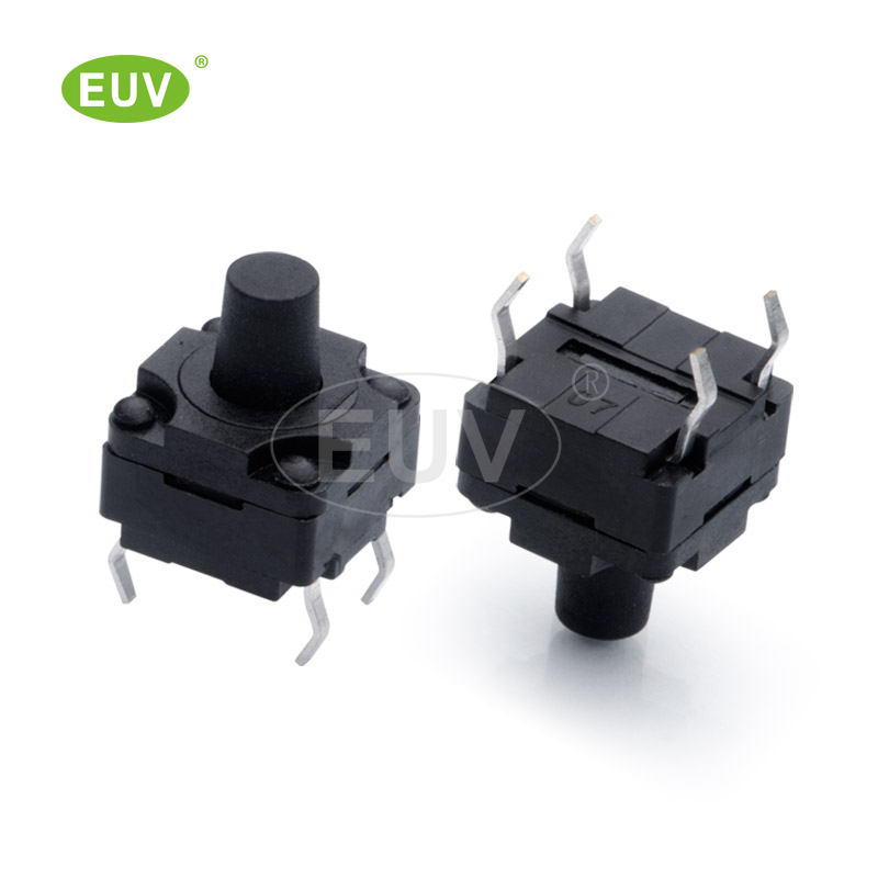 8.0mmx8.0mm 四脚 防尘防水IP67 插件轻触开关
