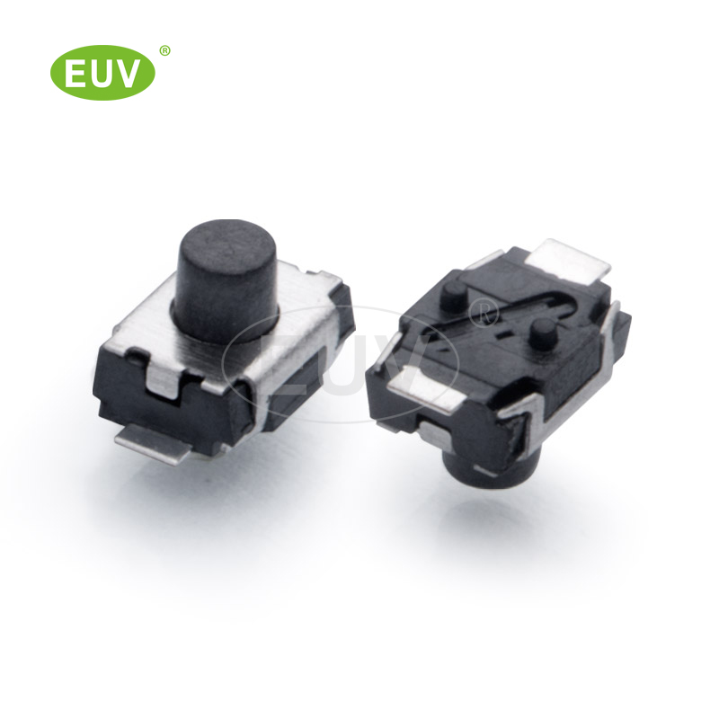 3.0mmx4.0mm 两脚平贴 有柱 贴片轻触开关