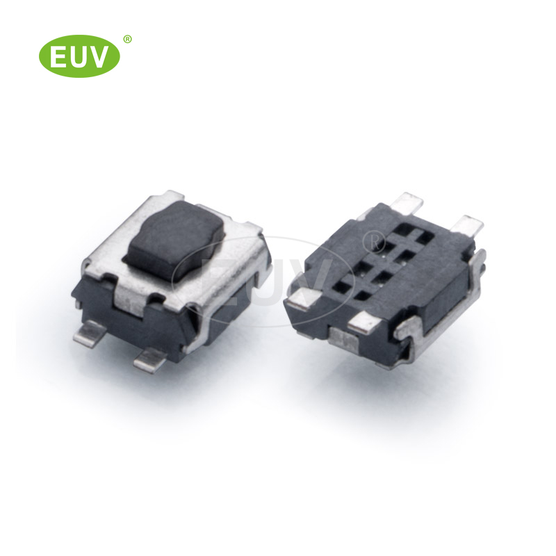 3.0mmx3.55mm 四脚平贴 梅花形按键 贴片轻触开关