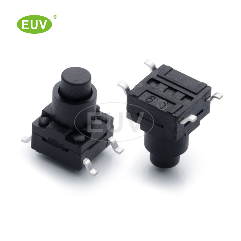 6.0mmx6.0mm 带护套 防尘防水IP67 贴片轻触开关