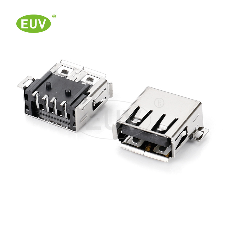 USB母座2.0 接口连接器3.0 EUF-307
