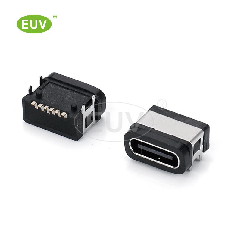 Type-C母座连接器6P EUT-107WB